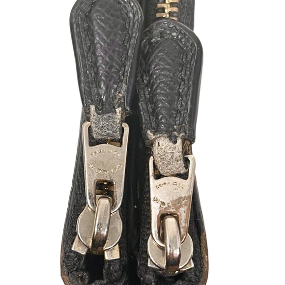 ❤️ Vintage Coach Double Zip Continental Wallet in Signature Canvas - Picture 7 of 12